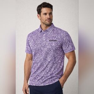 Scales Gear Banaza Performance Polo Shirt Purple Size M - NWT